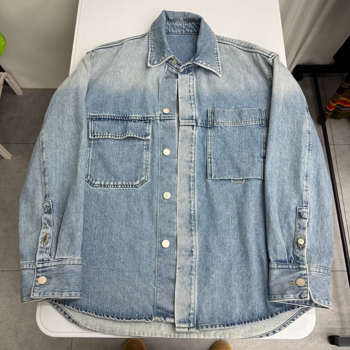 솔리드옴므 데님 셔츠 자켓 상품이미지3