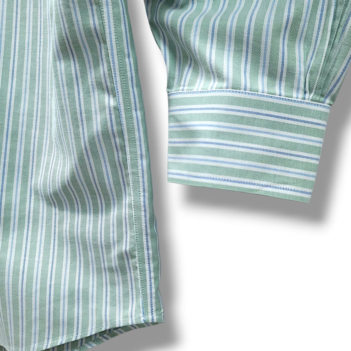 [M~XL] 브룩스브라더스 그린&블루라인 논아이론 수피마코튼 긴팔셔츠 상품이미지6