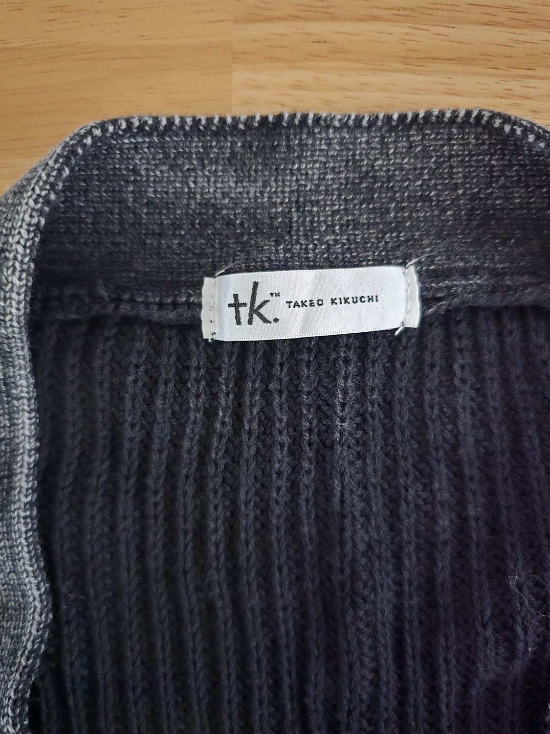 타케오 키쿠치 tk 빈티지 케이블 니트 가디건 상품이미지2