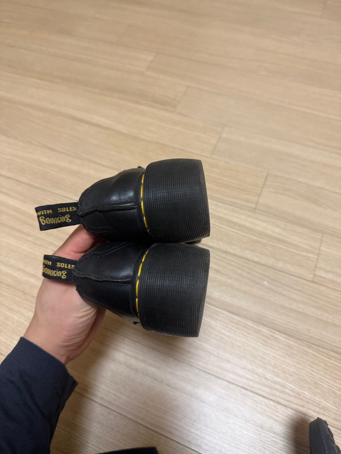 uk4,230) 129,000원 닥터마틴 오클리 블랙 더비 상품이미지5