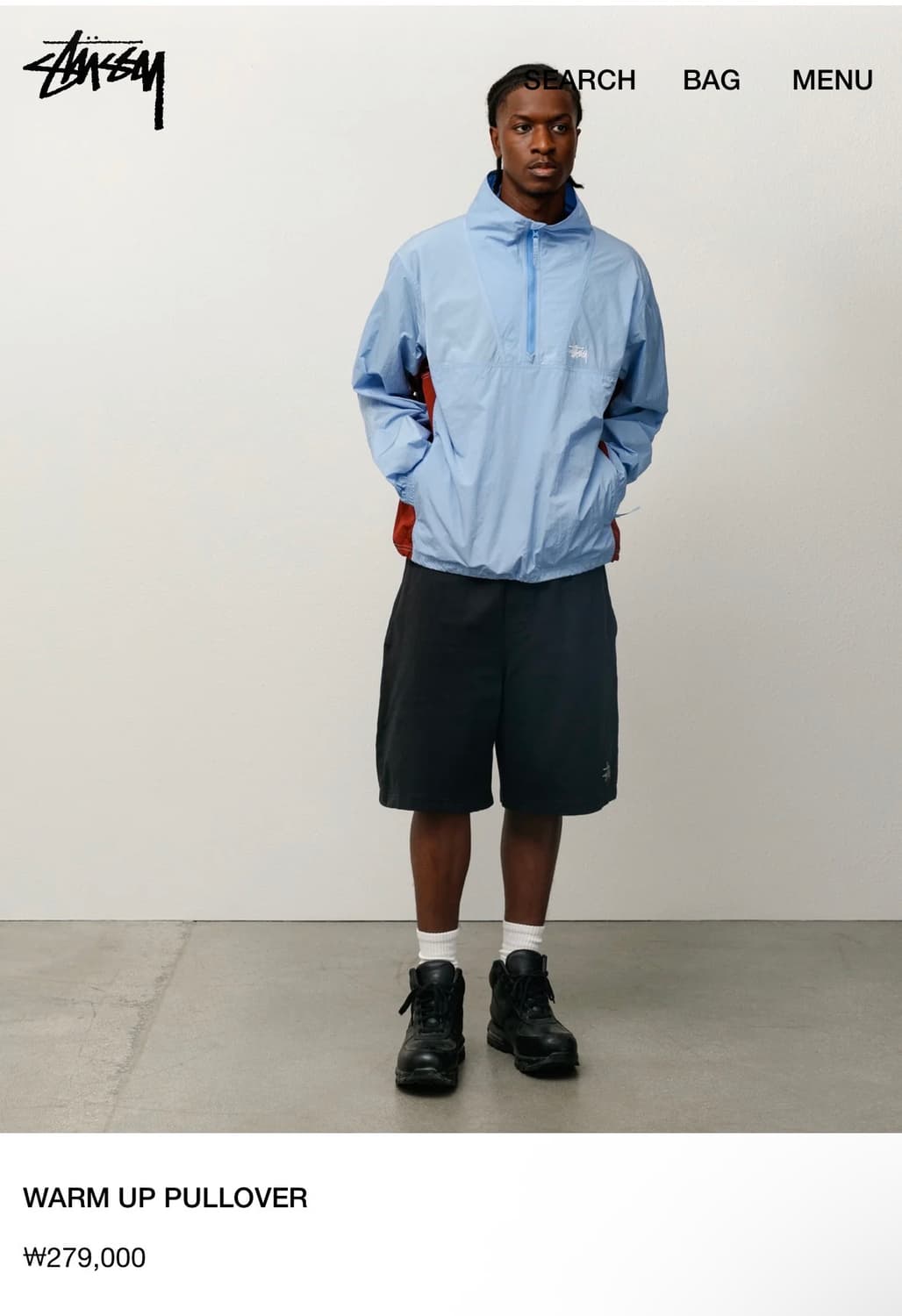 스투시 웜업 자켓 L 상품이미지7
