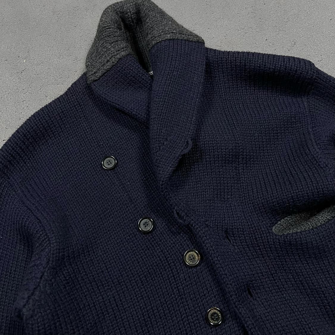 코스튬 내셔널 울 숄카라 니트 가디건 상품이미지3