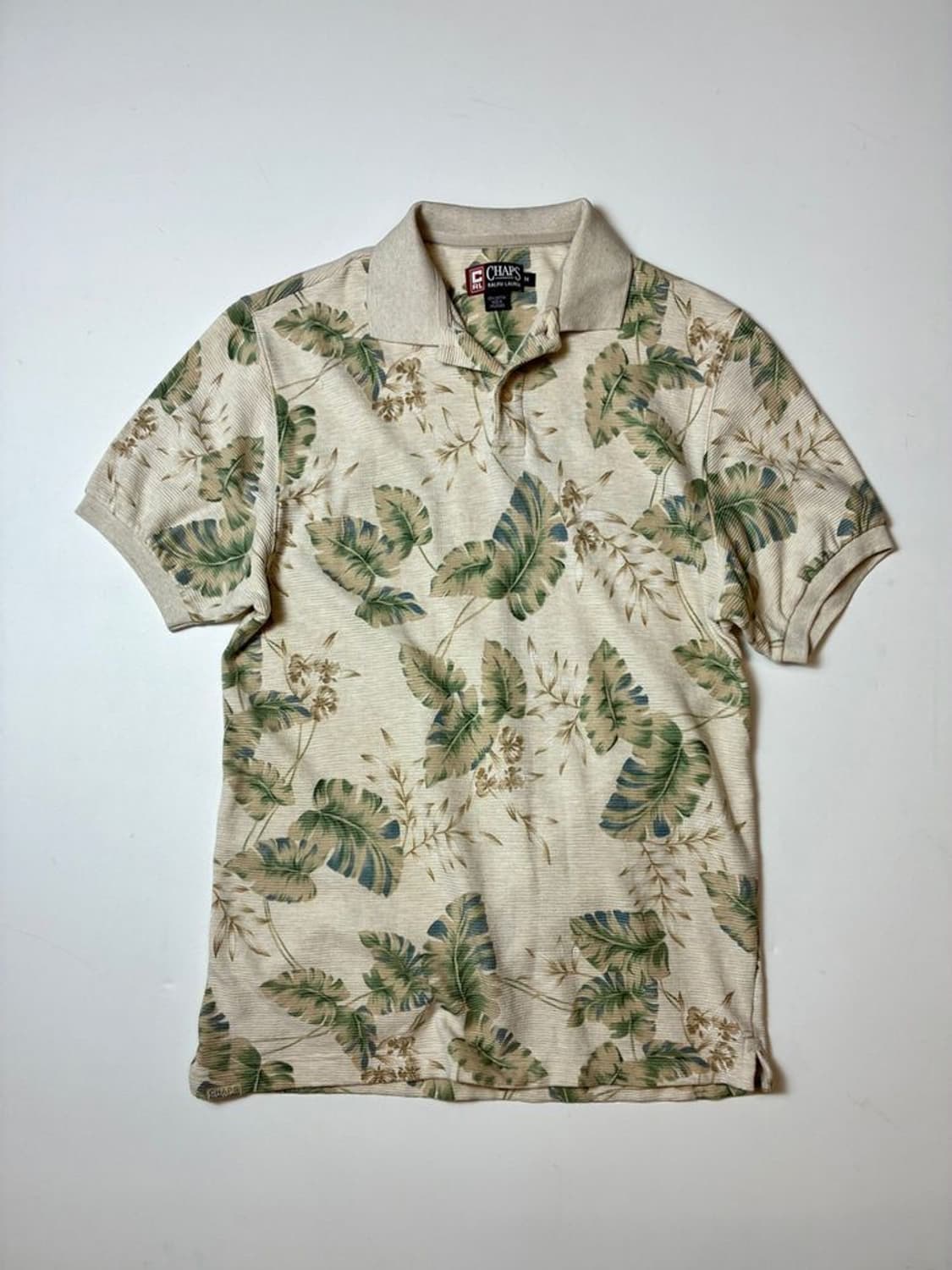 챕스 랄프로렌 트로피칼 투 버튼 카라 반팔 티셔츠 PN9103 상품이미지1