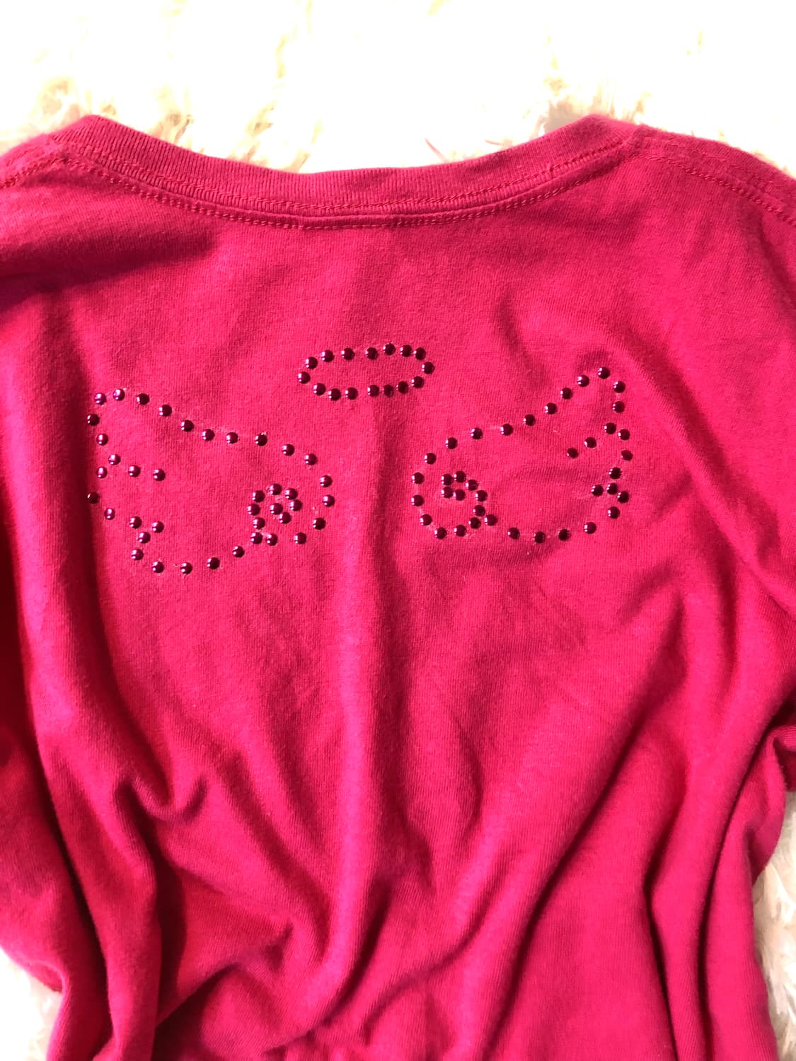 hot pink 8 buttons top 상품이미지3