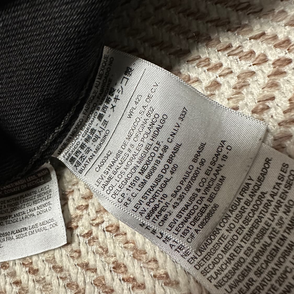 LEVI'S 501 black denim jeans work pants 상품이미지4