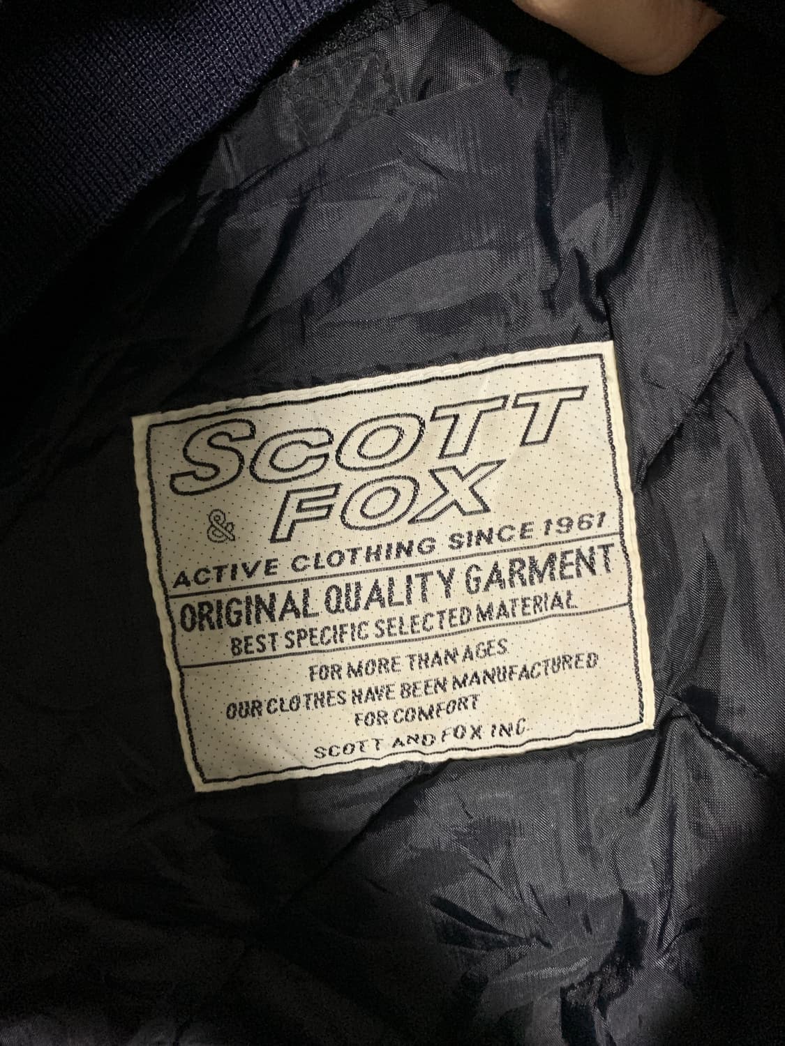 빈티지 Schott & Fox 플라이트 자켓 상품이미지6