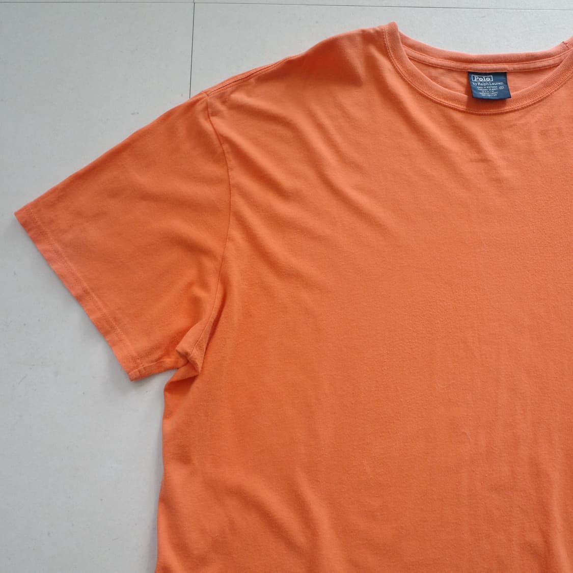 90s 폴로 랄프로렌 오리지널 MADE IN USA 반팔티 XL 상품이미지2