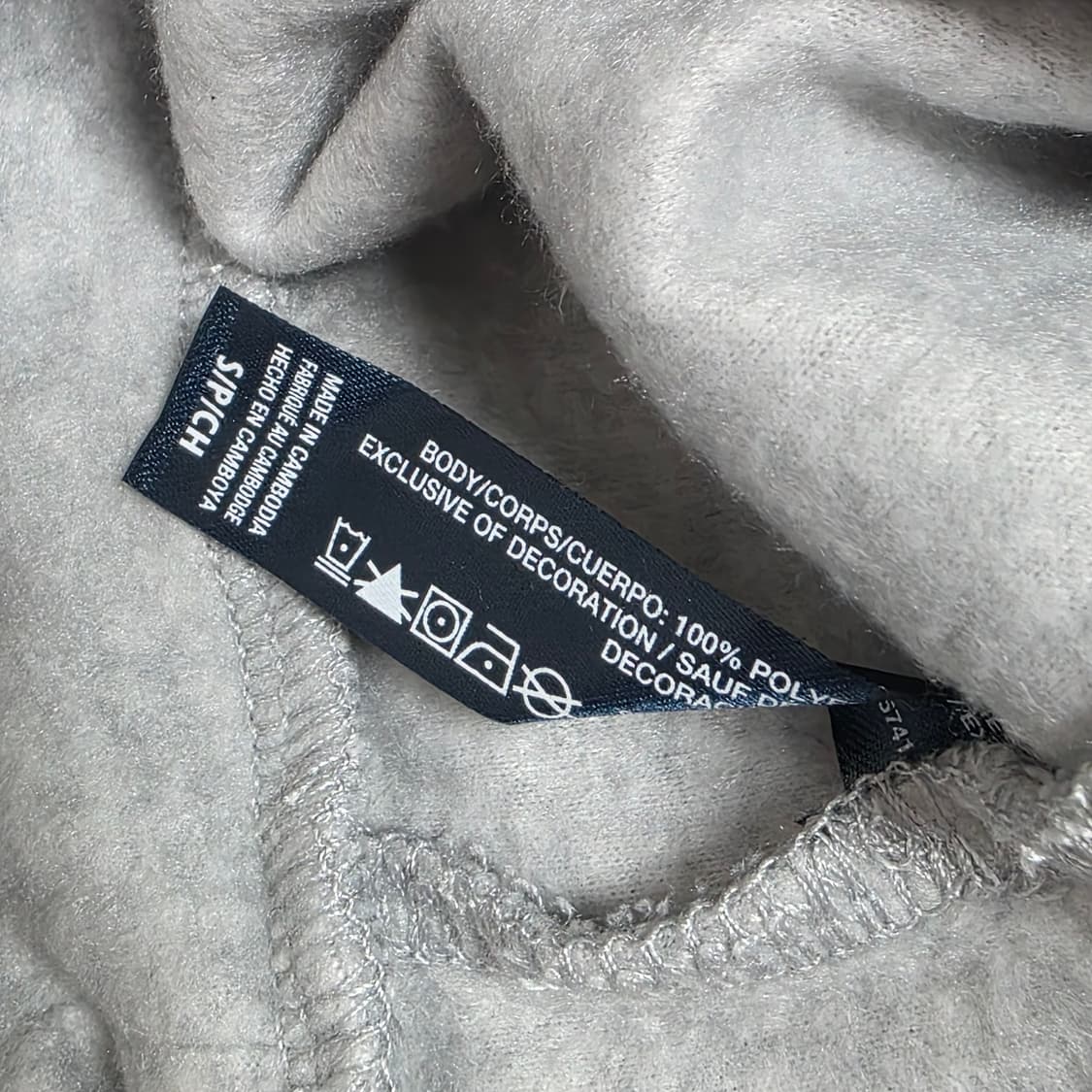 타미힐피거 빈티지)y2k v넥 그레이 코튼 긴팔니트 상품이미지5