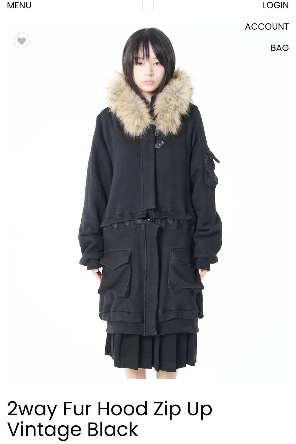 오스하이 후드집업 블랙 상품이미지1