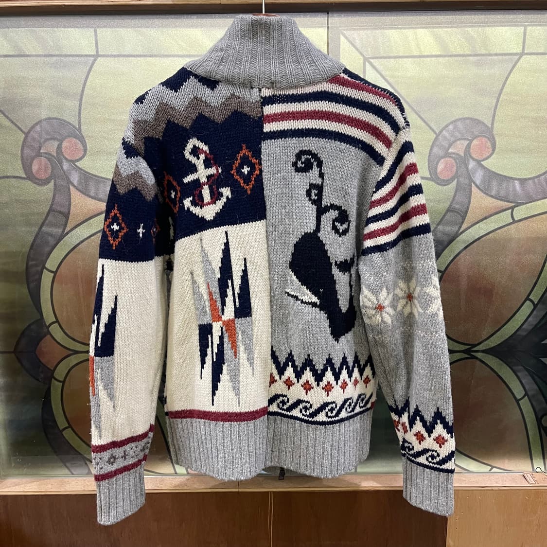 타케오 키쿠치 울100 가디건 상품이미지8