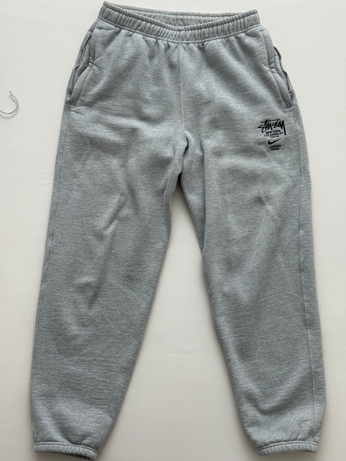 나이키 스투시 NRG 스웻 팬츠 헤더 그레이 US/EU S사이즈 상품이미지1