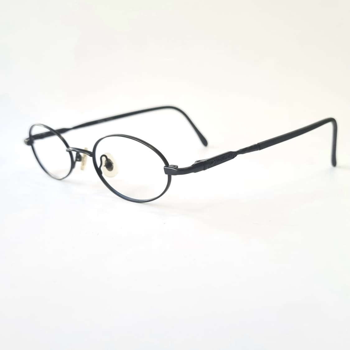 데드스탁  레트로안구  블랙 오벌 안경테 384 상품이미지4