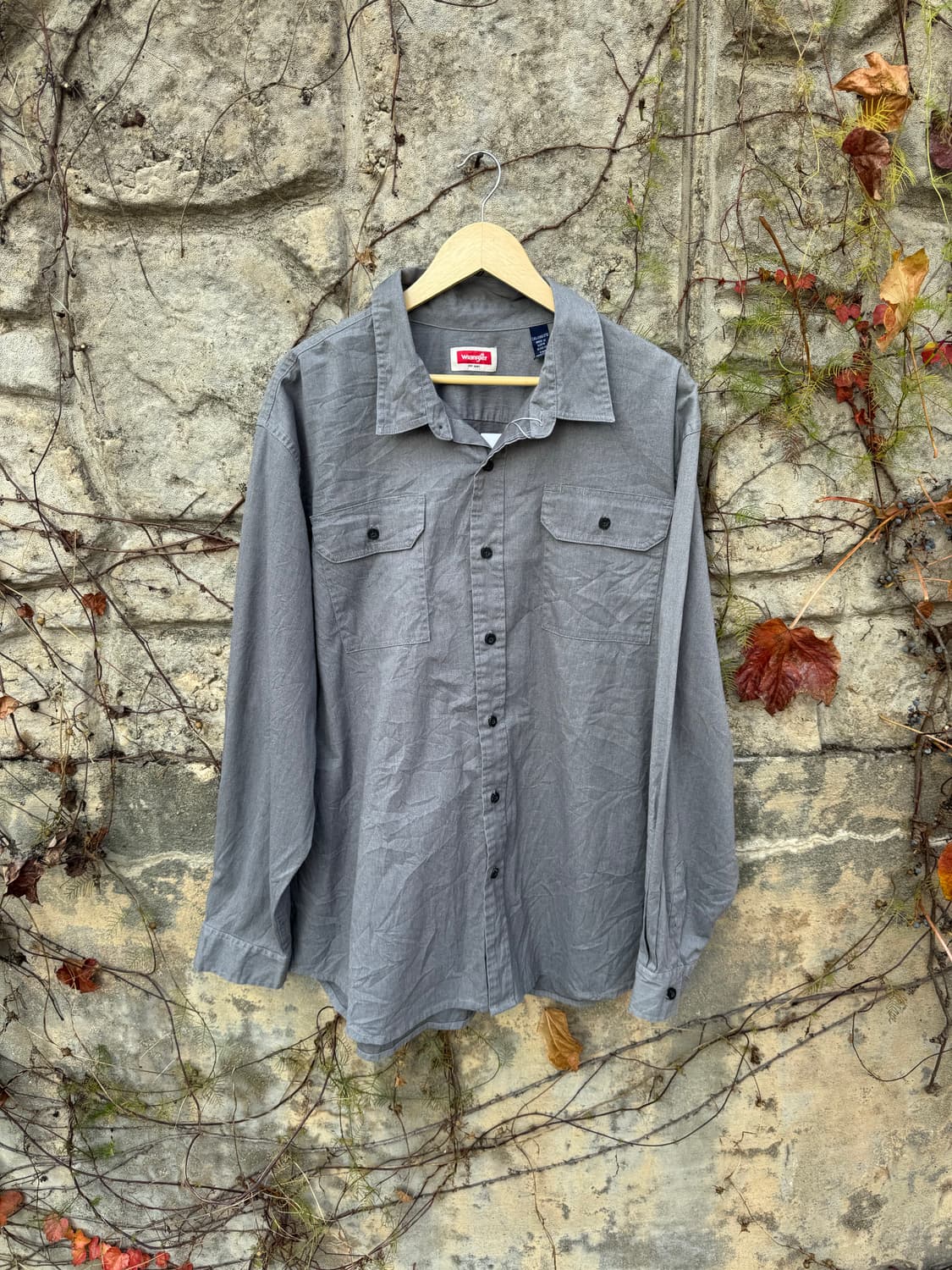 랭글러 빈티지 투포켓 워크 셔츠 2xl 상품이미지1