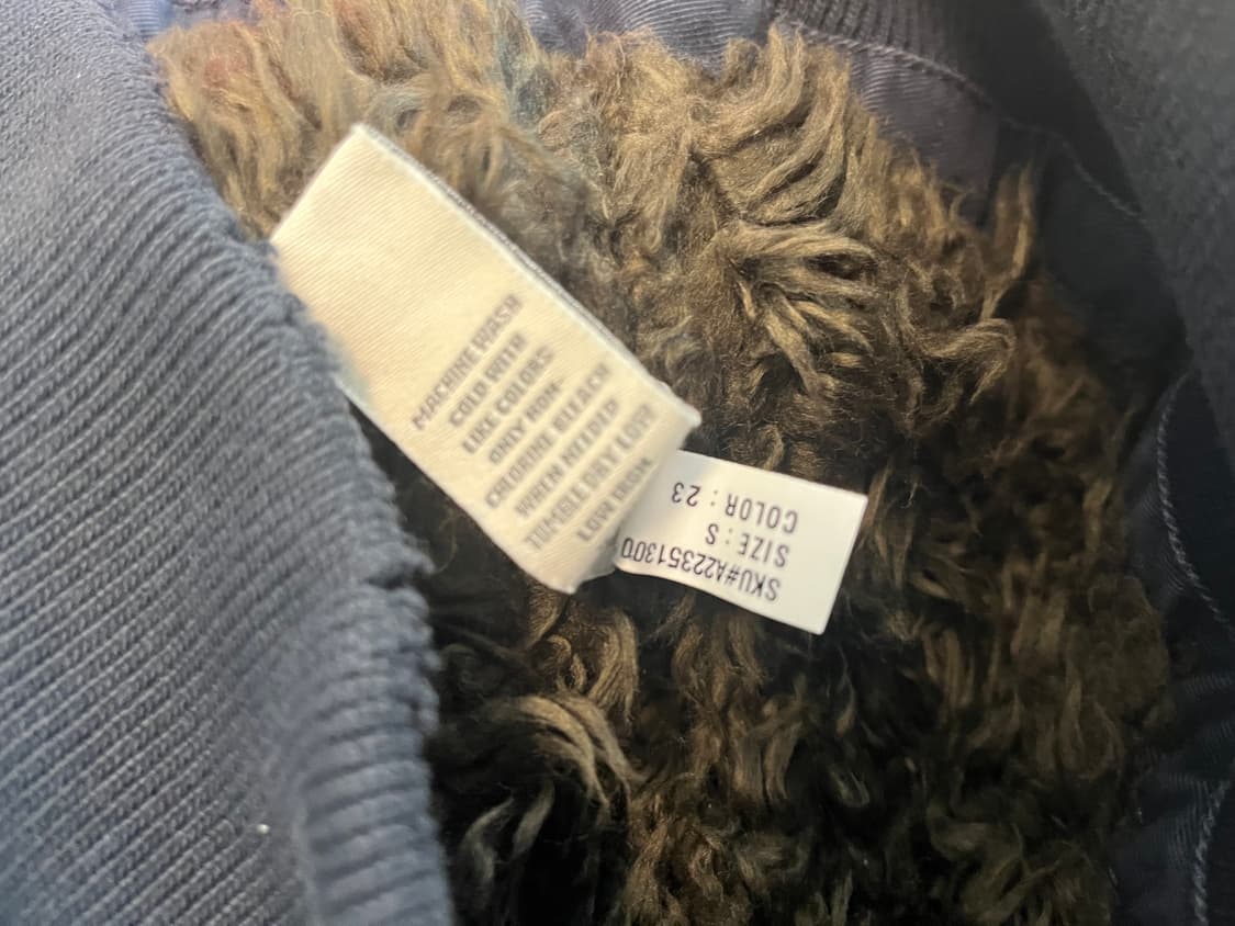 아베크롬비 울프죠 네이비 후드집업 (S)  상품이미지6