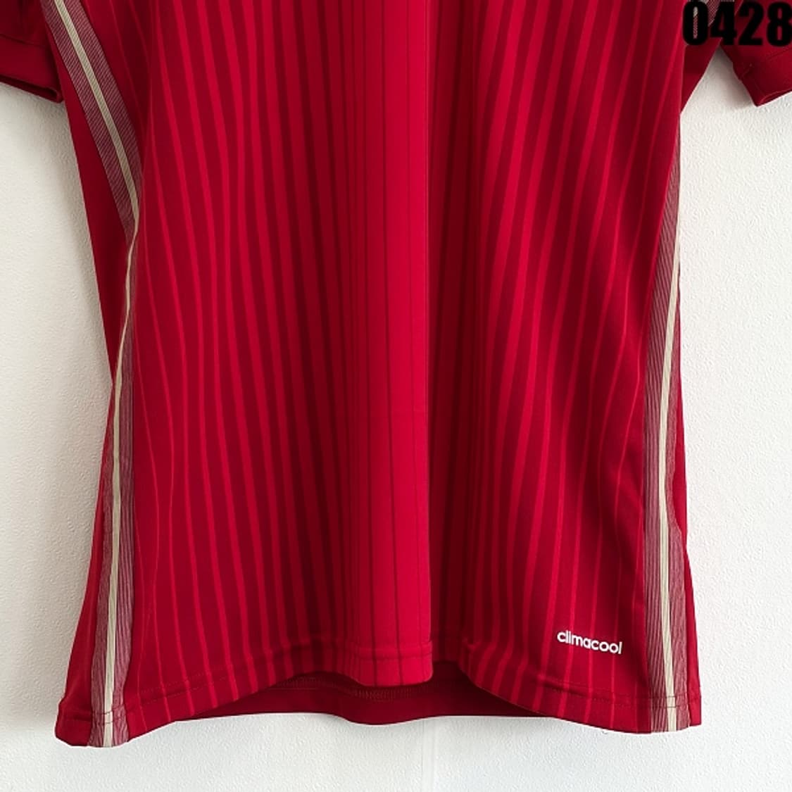아디다스 스페인 국대 2010 홈 유니폼 클리마쿨 레드 S 0428 상품이미지3