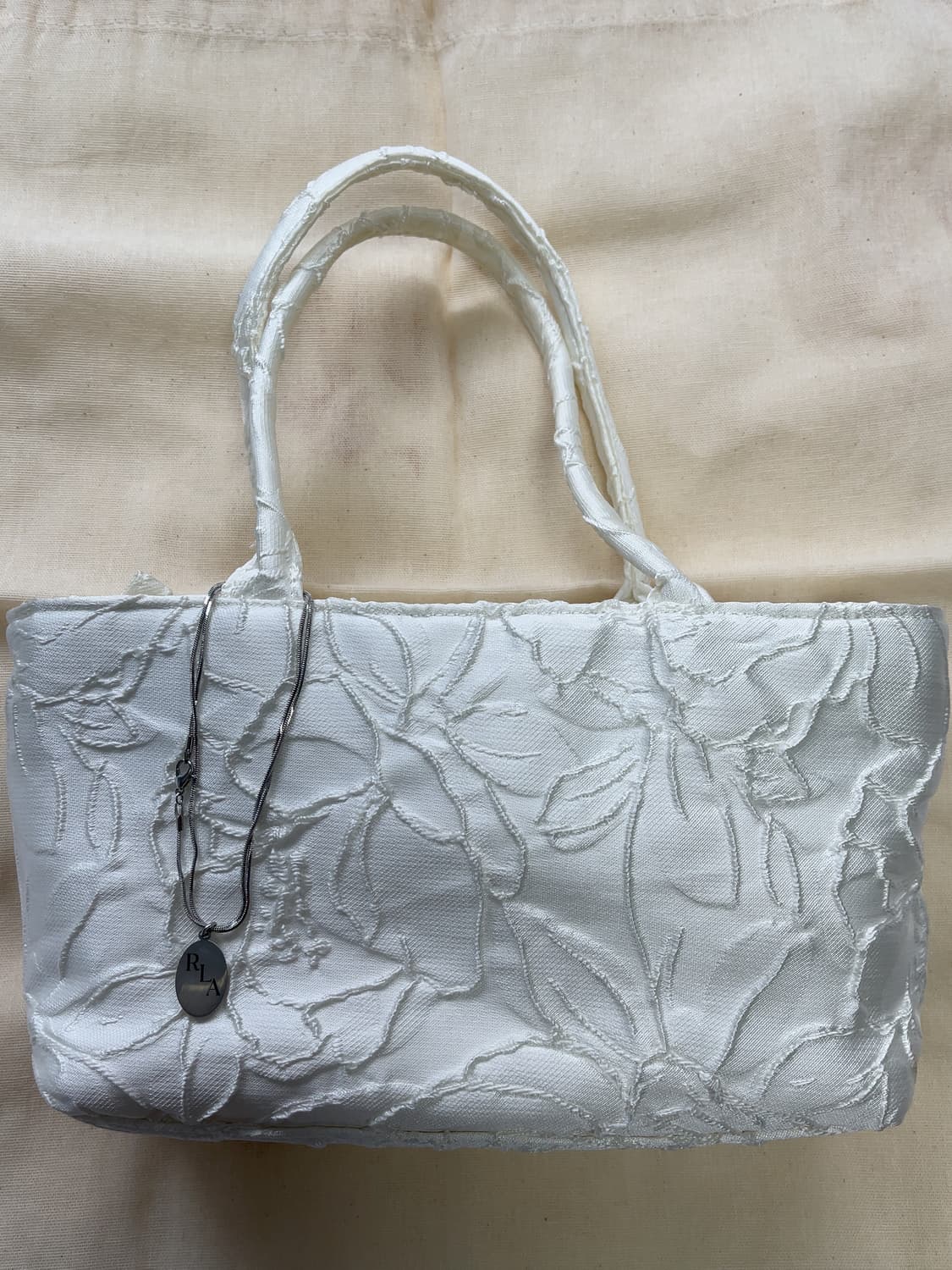 rla 자카드 플라워 토트백 상품이미지6