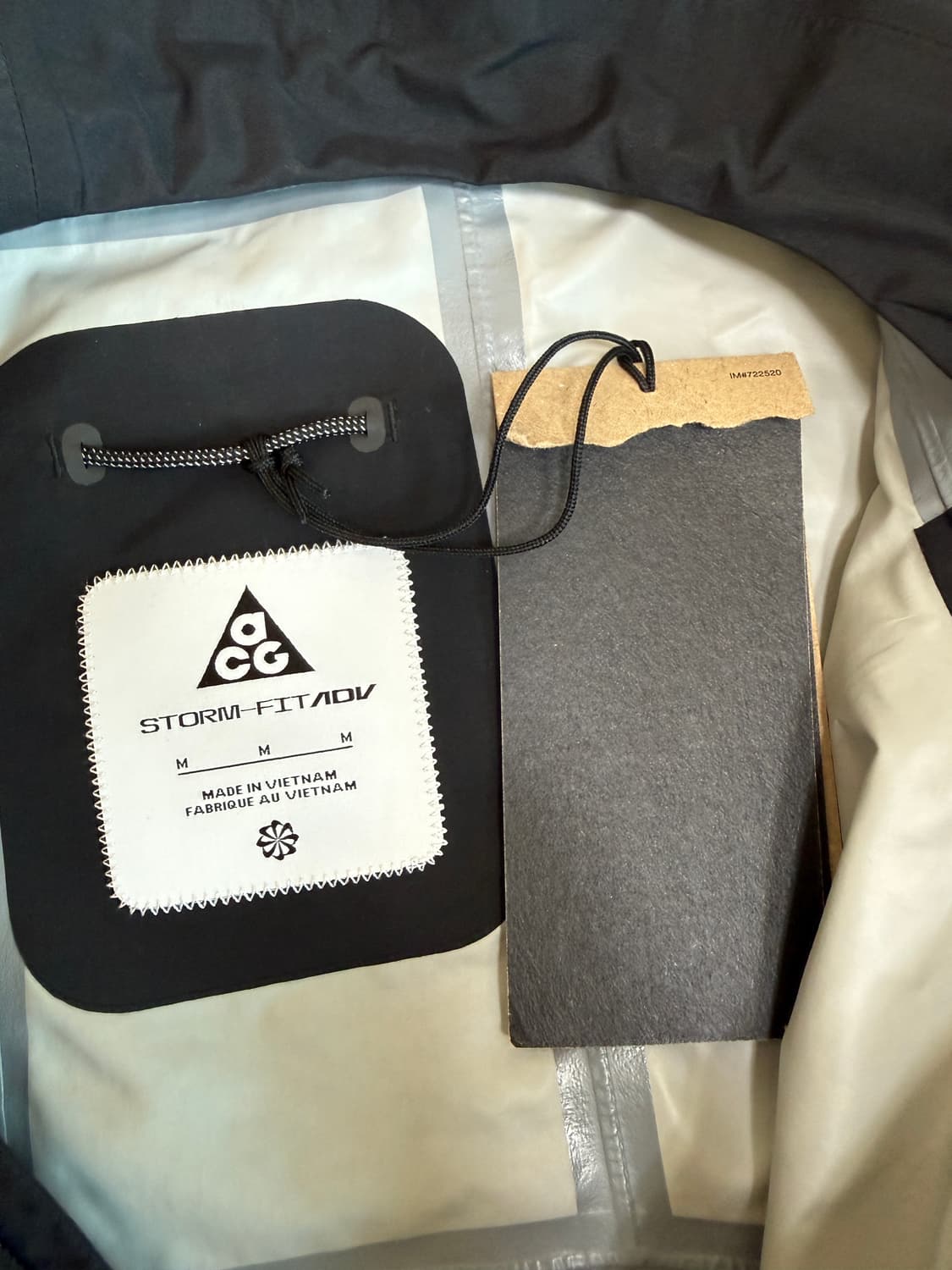 [M] 나이키 acg 모르포 adv 스톰핏 레인 자켓 바람막이 블랙 상품이미지4