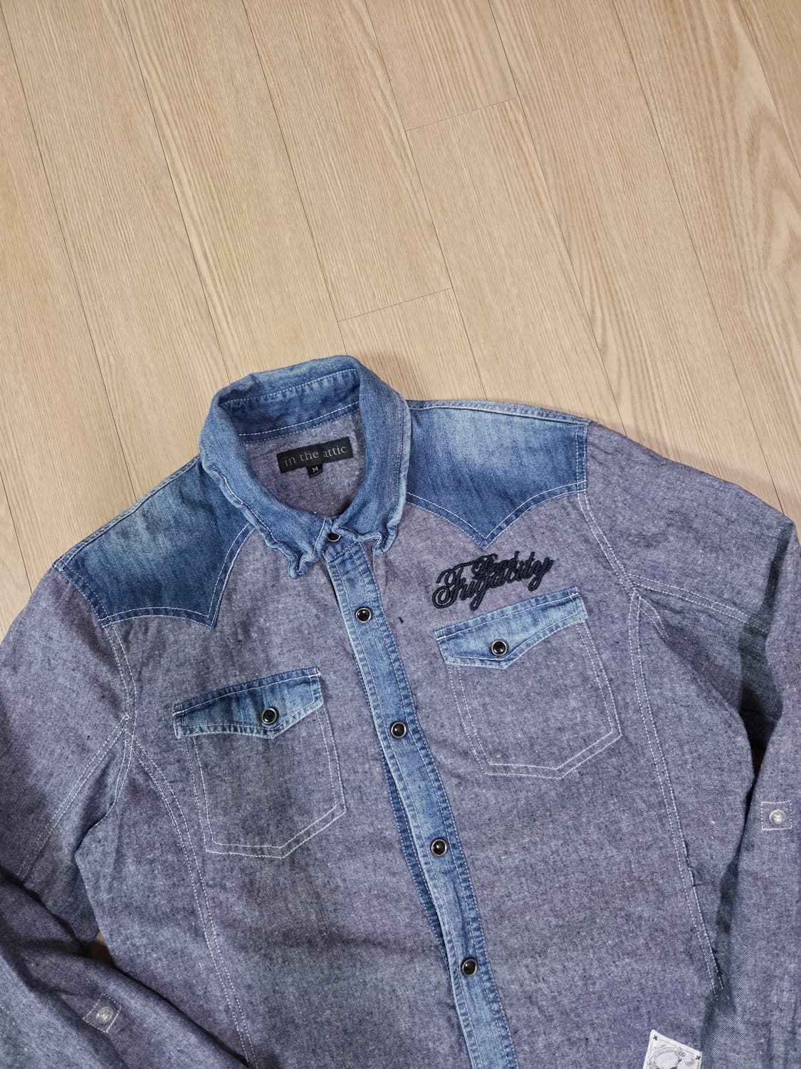 in the attic 샴브레이 웨스턴 셔츠 상품이미지2
