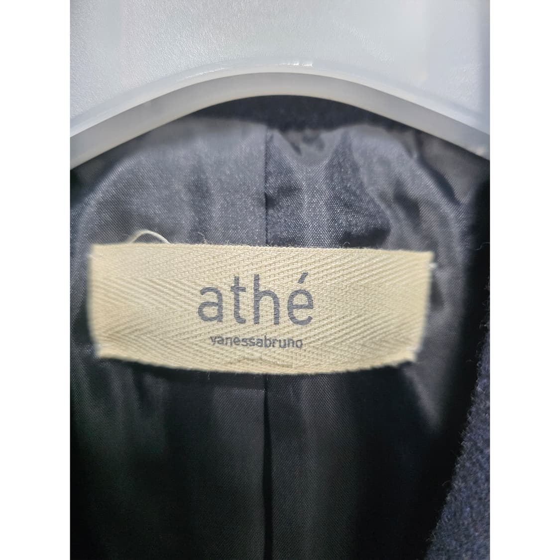 택포// 아떼 바네사브루노 네이비 롱 코트 M 상품이미지2