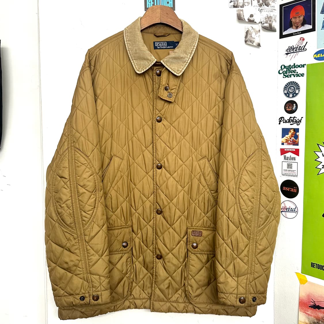 00‘s 폴로 패디드 퀼팅 자켓 상품이미지1