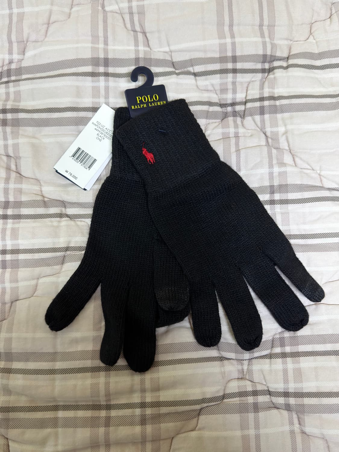 [OS] 폴로 랄프로렌 울 장갑(블랙) 상품이미지2