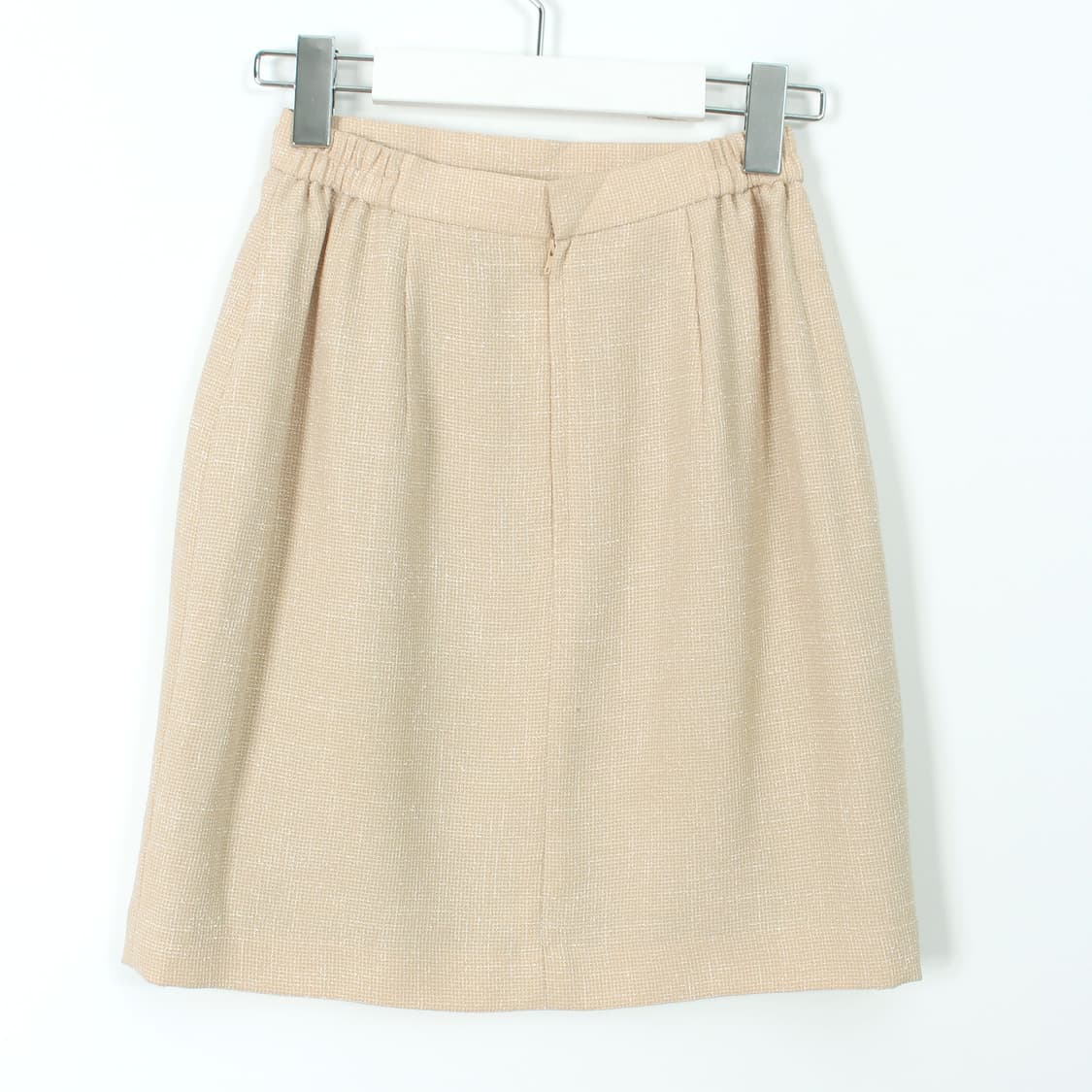 일본 빈티지 아이보리 트위드 자켓 스커트 셋업 세트 상품이미지9