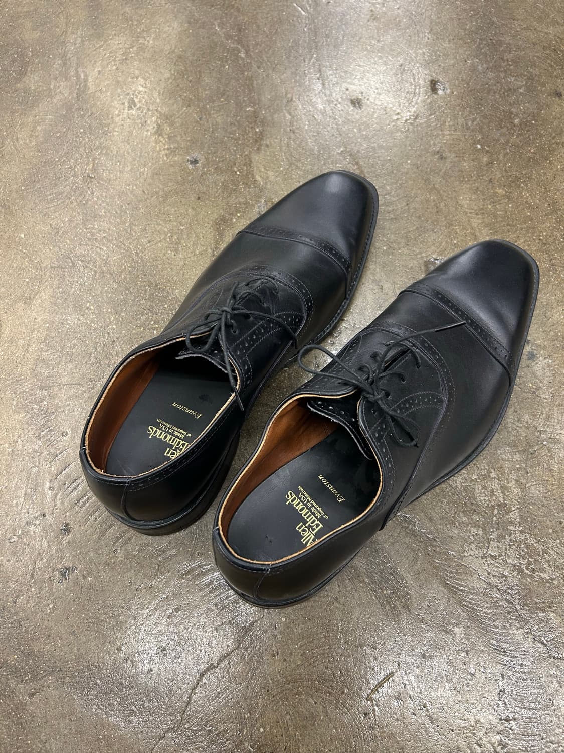 미국 앨런애드몬즈(Allen Edmonds) 가죽 블랙 구두 상품이미지2