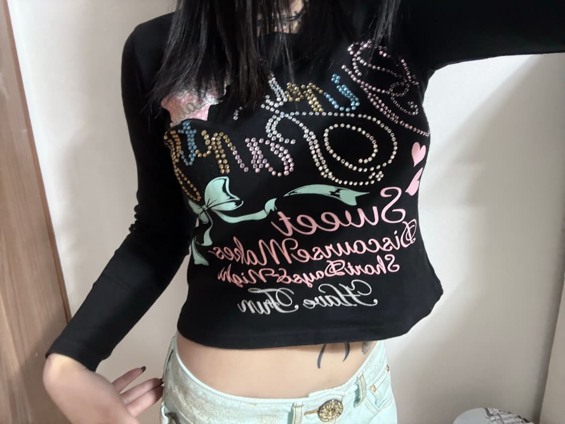 kitch printing longsleeve 상품이미지2