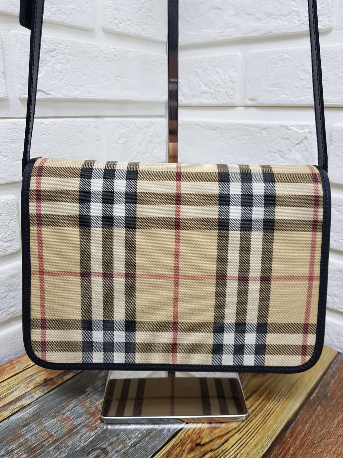 [정품] 버버리 클래식 체크 숄더백 상품이미지3