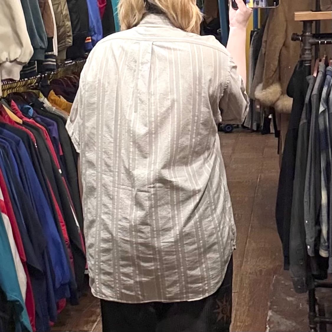 [HI] 폴로 랄프로렌 반팔셔츠 스트라이프 스카이블루 상품이미지5