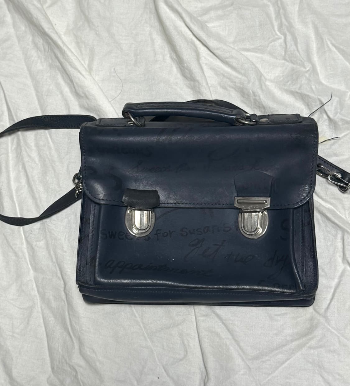 꼼데가르송 made in france 낙서 그래피티 사첼백 상품이미지1