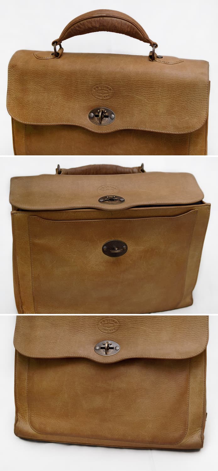 자넬라토 포스트맨 이탈리안 바게타레더 가죽 브리프케이스 상품이미지4