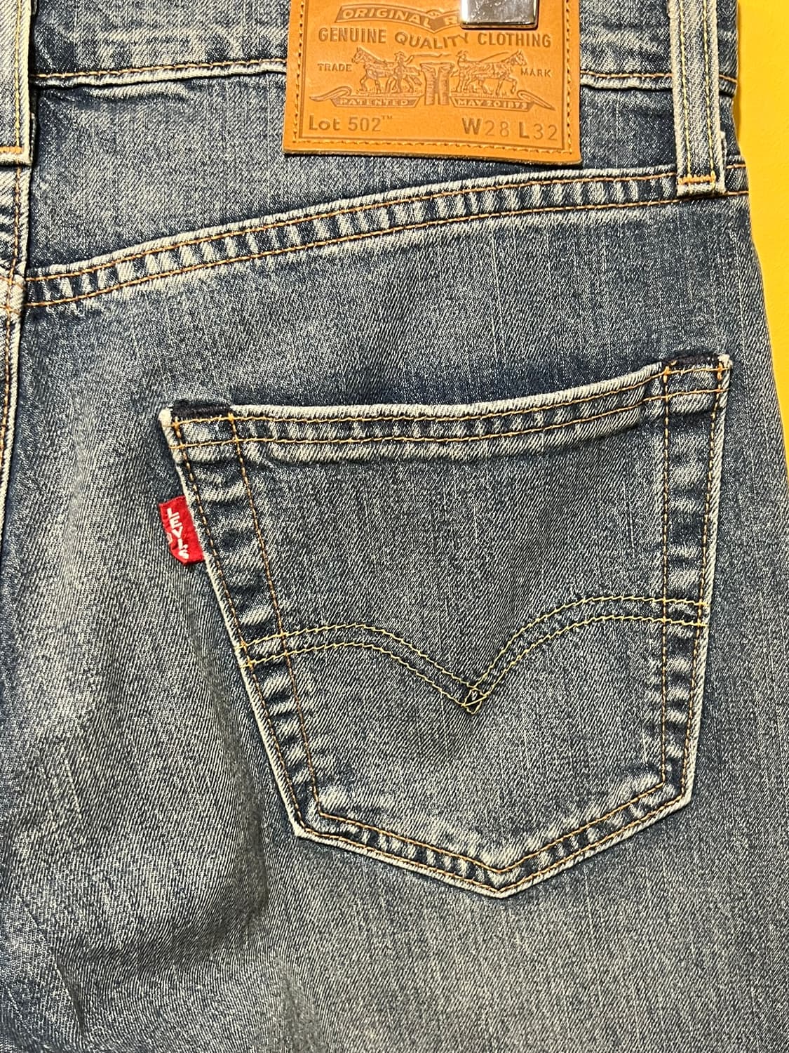 [28x32] 리바이스 502 프리미엄 테이퍼드 데님 팬츠 청바지 상품이미지7