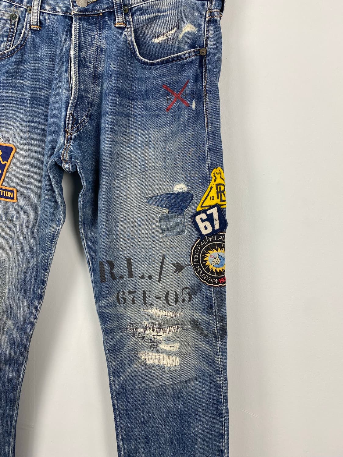 폴로 랄프로렌 패치워크 데님 청바지 30x30 <646> 상품이미지4