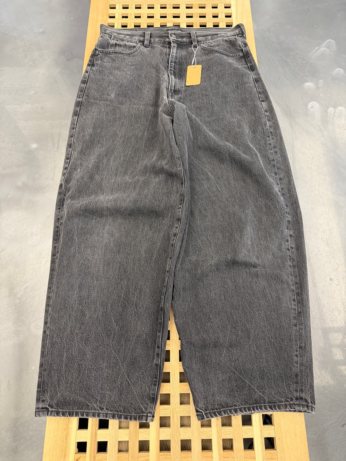 LAD MUSICIAN WIDE DENIM 라드뮤지션 흑청데님팬츠 상품이미지1