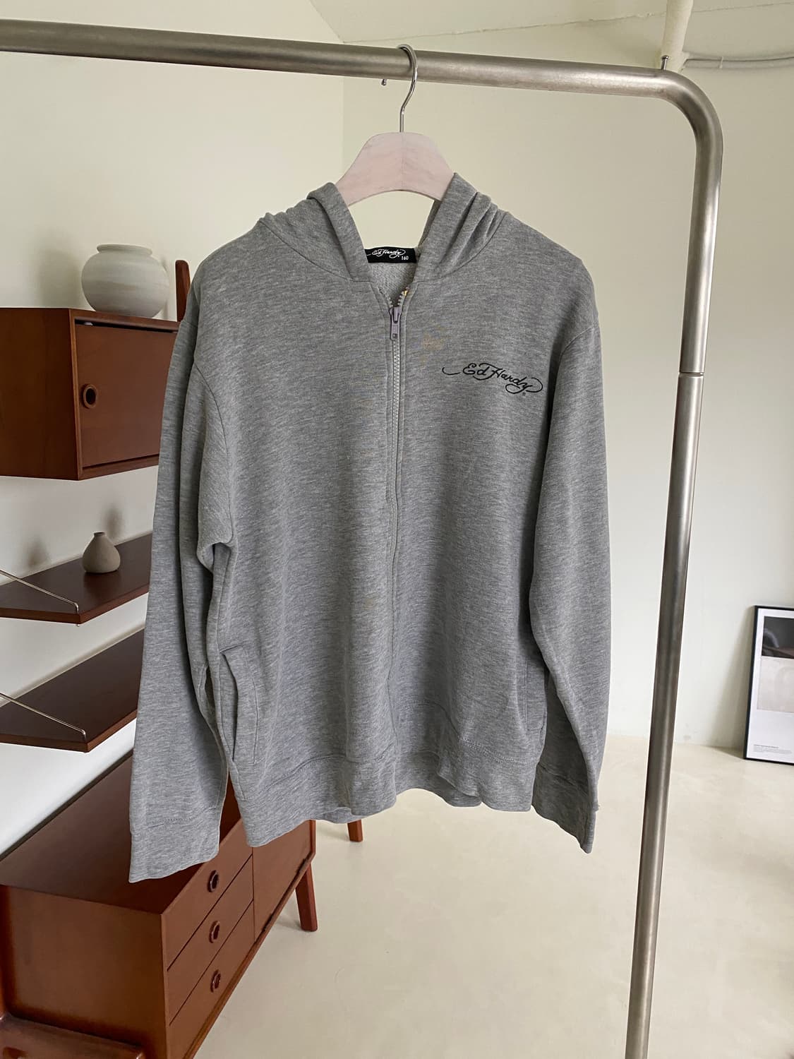 에드하디 스컬 후드집업 상품이미지2