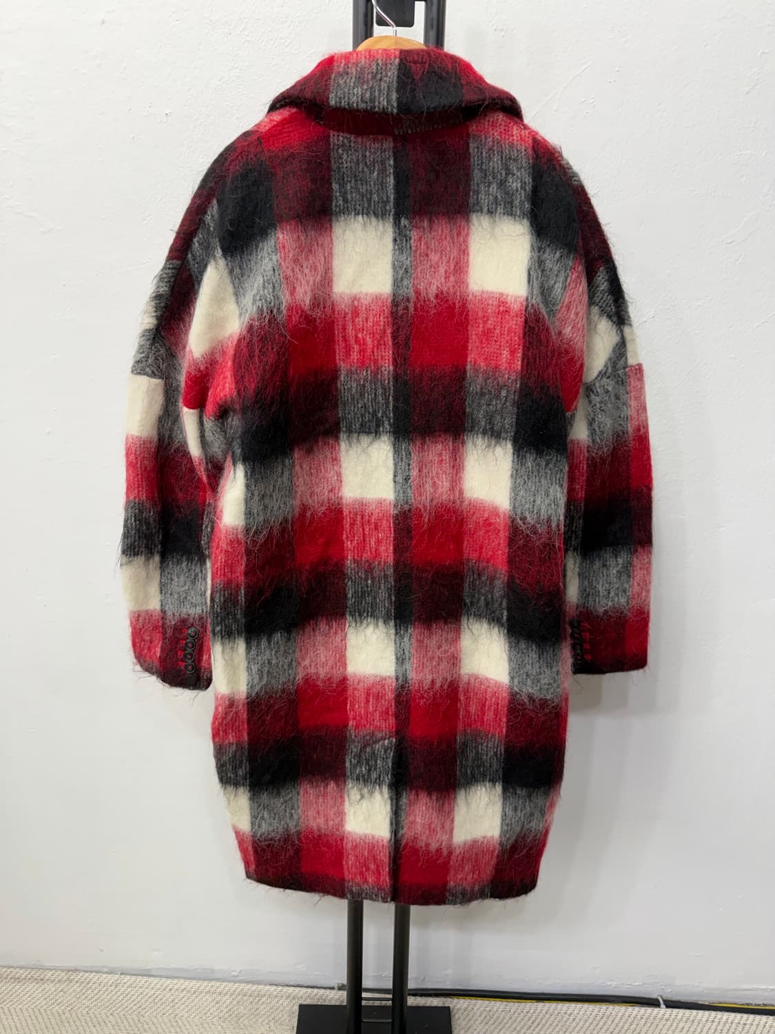 매장판정품) berenice 베르니스 레드 체크 자켓 36 상품이미지6