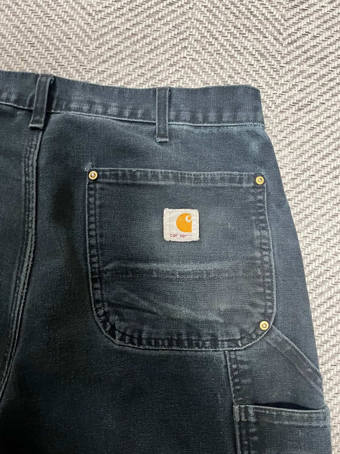 칼하트 더블니 B01 blk 34x34 상품이미지4