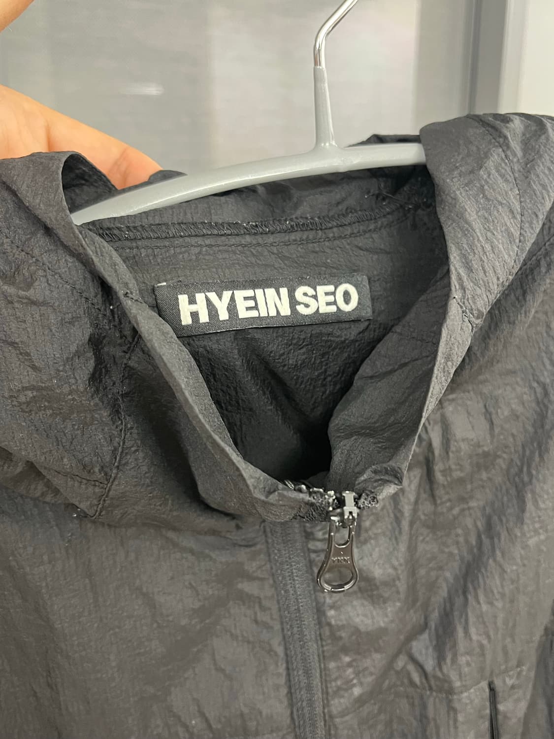 혜인서 드리프트 윈드브래이커 바람막이 블랙 상품이미지8