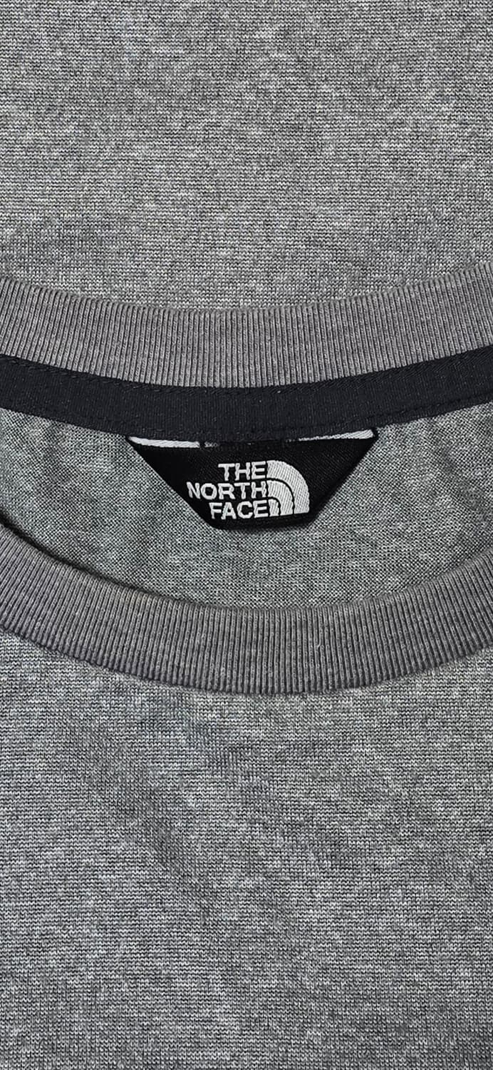 노스페이스 긴팔 티셔츠 90(M) 회색 상품이미지3