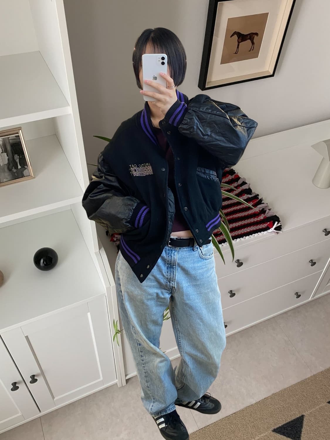 빈티지 바시티 자켓 MADE IN USA (Man XL) AA0925 상품이미지1