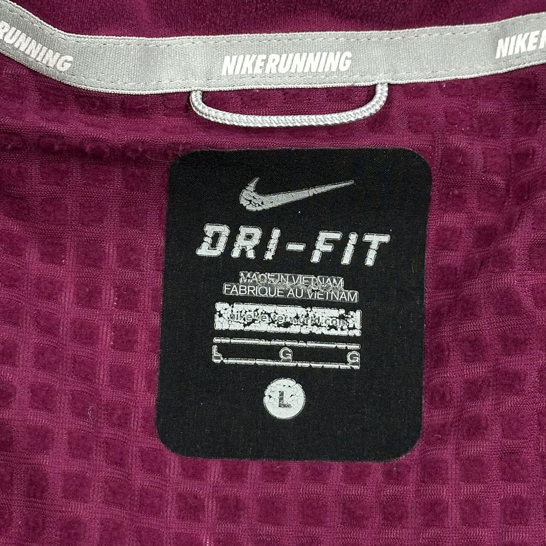 나이키 드라이 핏 퍼플 풀오버 바람막이 자켓 (L 여성추천) 상품이미지6
