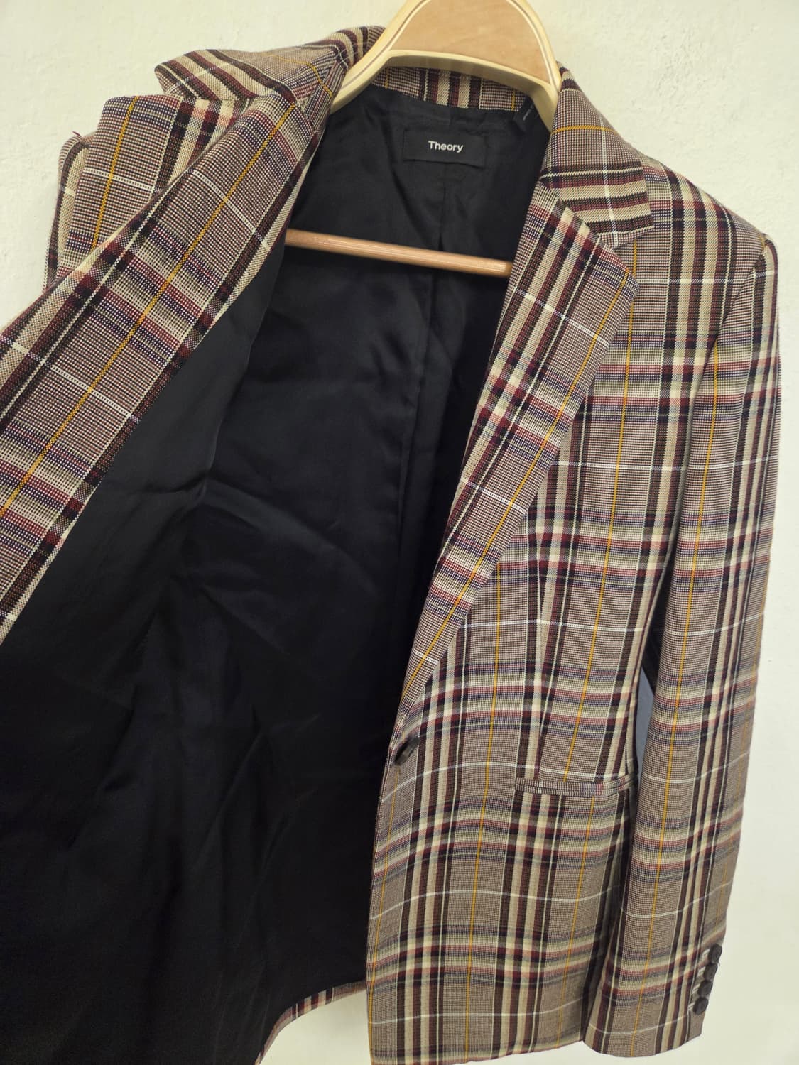 Theory 체크 자켓 여성용 상품이미지4