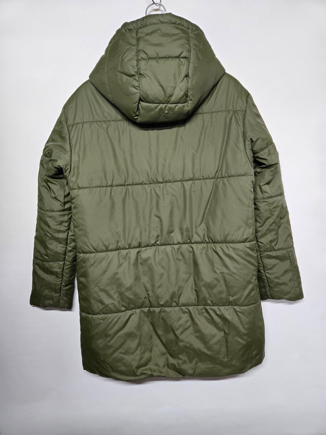 나이키 후드 양면 패딩 여성XL 점퍼 카키 상품이미지5