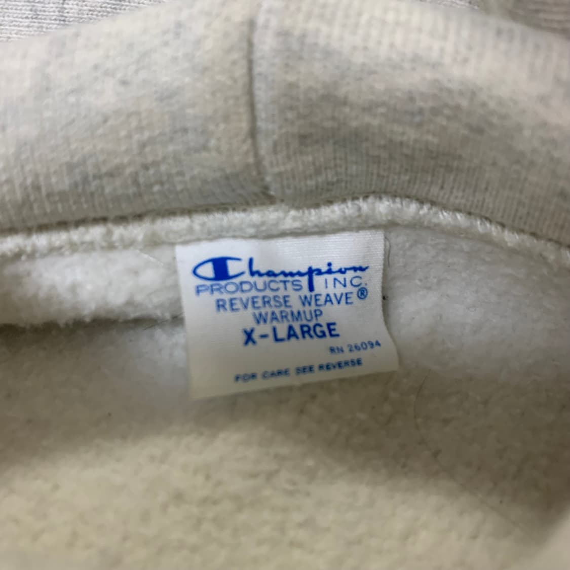 챔피온 리버스위브 블루택  후드스웻 XL  상품이미지5