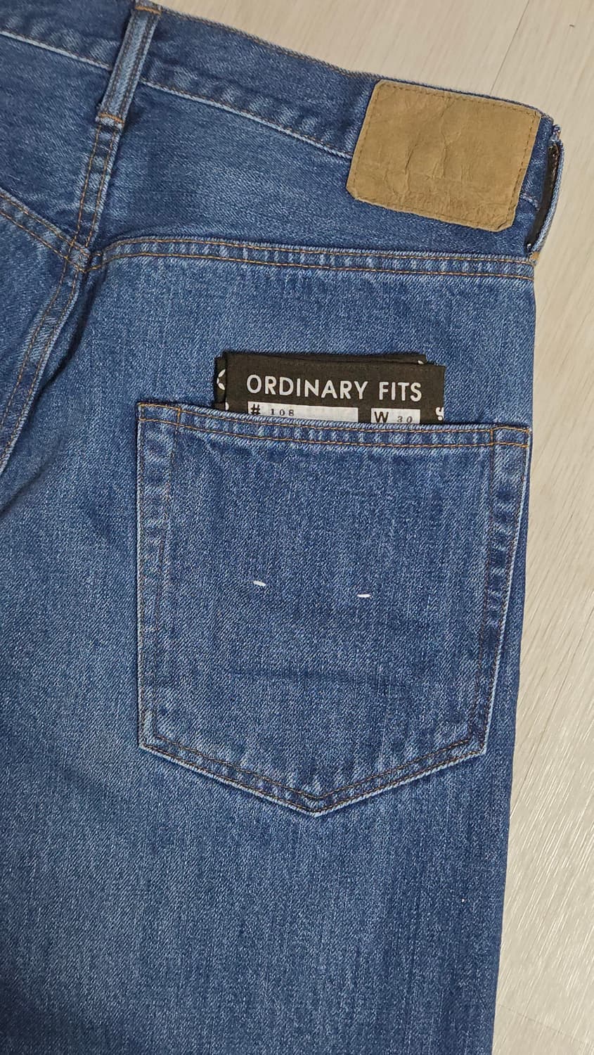 (착샷) 오디너리핏츠 루즈드 앵클 108 데님 청바지 상품이미지4