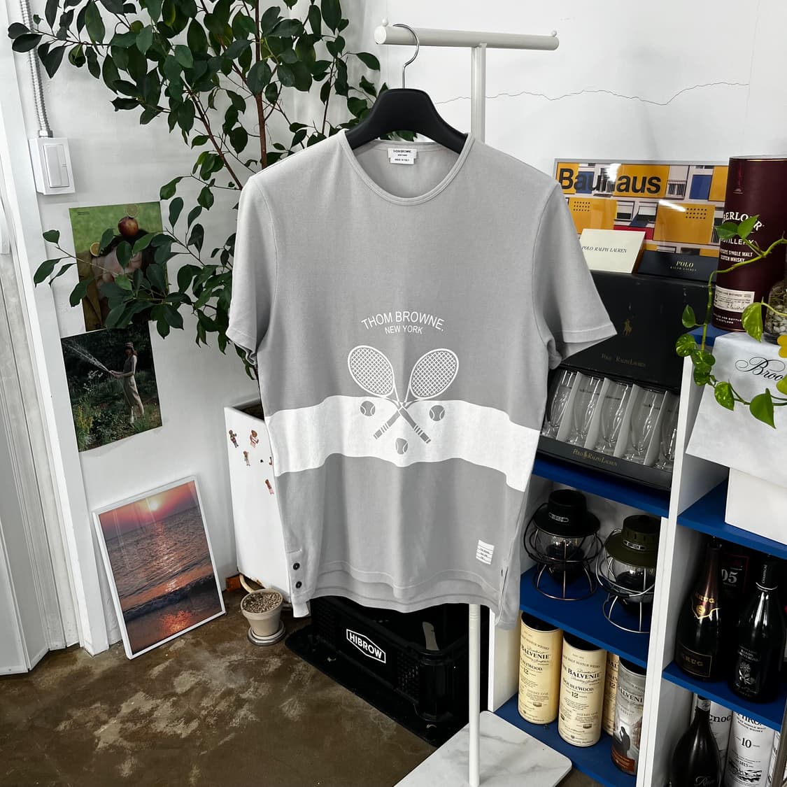 톰브라운 테니스 프린팅 반팔 티셔츠 2 상품이미지1