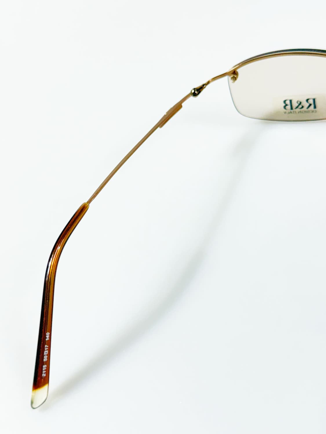 R&B Eyewear 무테 스퀘어 메탈 프레임 빈티지 틴트 안경 상품이미지7