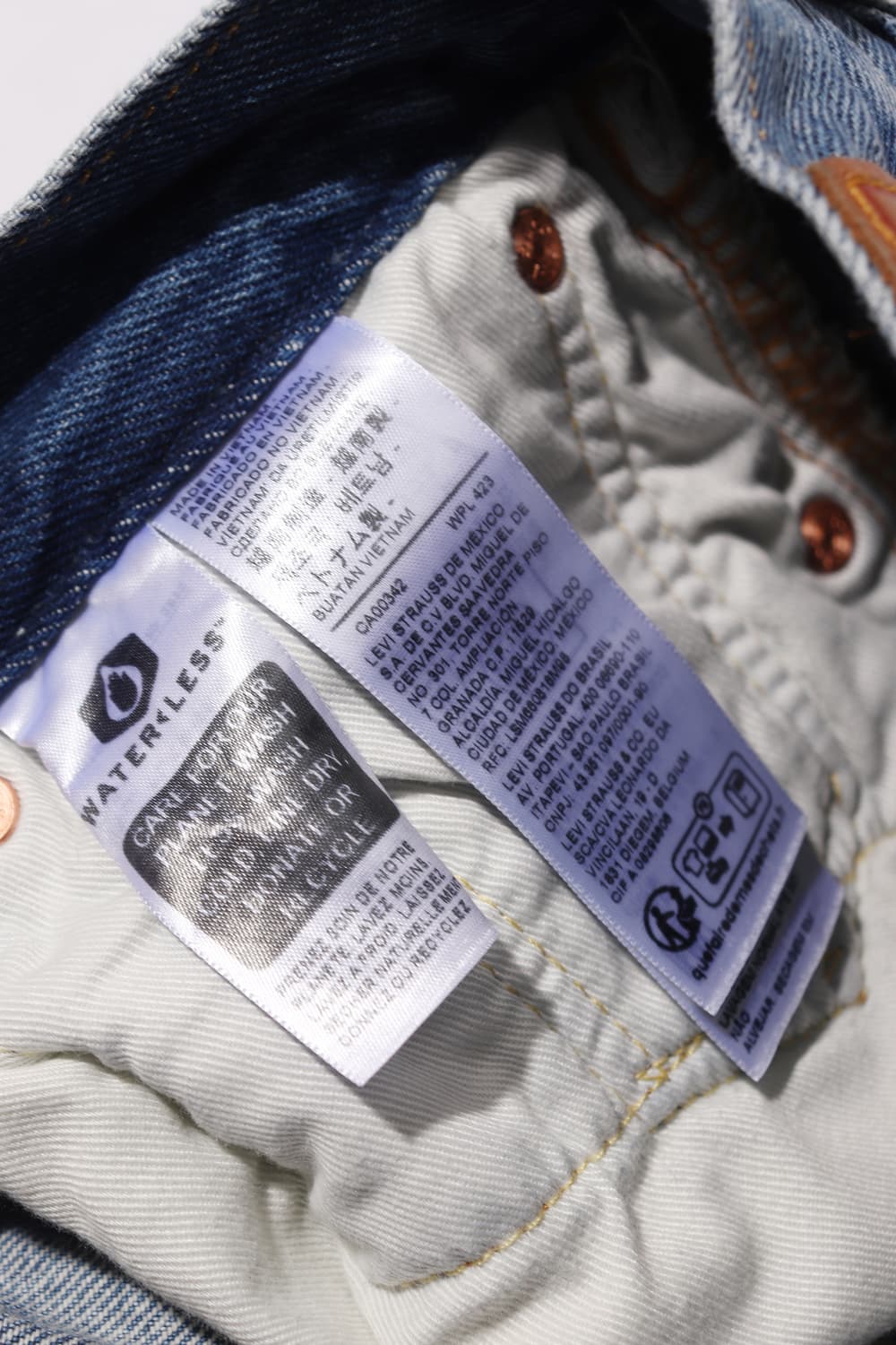 LEVIS 501 54s 빅E 무파진 데님팬츠 size 28 상품이미지7