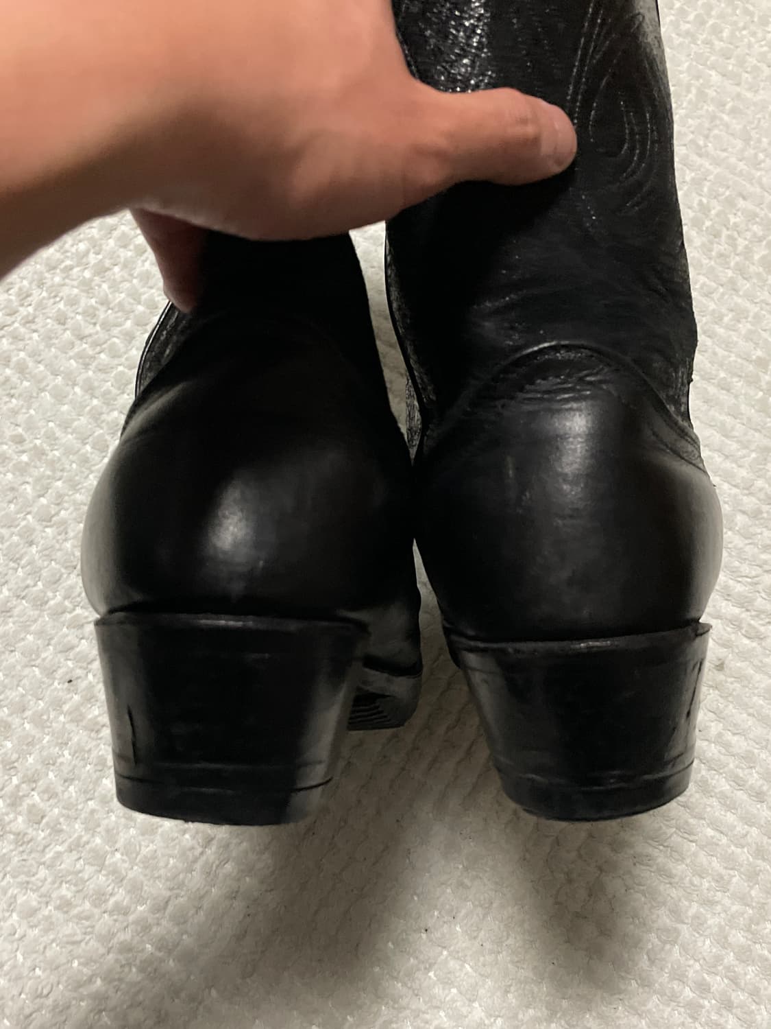 [10 1/2D] Laredo 라레도 웨스턴 카우보이 부츠 블랙 상품이미지7